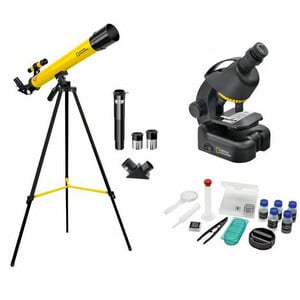 National Geographic Telescopio e microscopio in set per esperti
