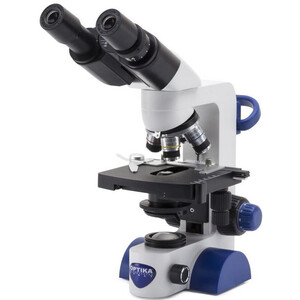 Optika Microscoop B-67 , bino, 40-600x, LED, oplaadbare batterij, Kruistafel