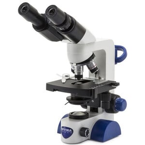 Optika Microscoop B-69, bino, 40-1000x, LED, oplaadbare batterij, Kruistafel