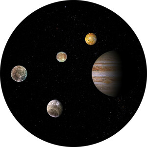 Redmark Jupiter system slide disc for Bresser and NG planetariums