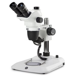 Euromex Microscopio stereo zoom NZ.1903-P, 6.7-45x, Colonna,  Luce incidente e trasmessa, trino