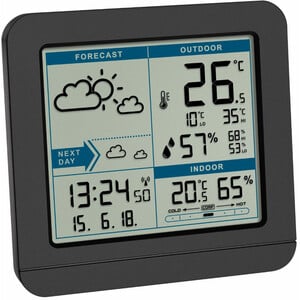 TFA Sky radio Weerstation zwart