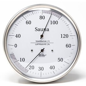 BENSON Raumthermometer 1-6 Thermometer Hygrometer Luftfeuchtigkeit, 1-tlg.,  Temperatur, Analog, Wetterstation, Rund