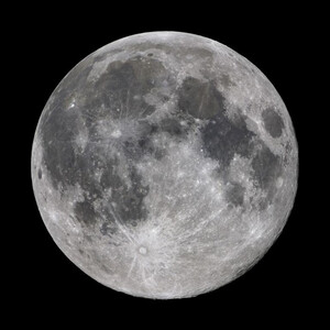 Oklop Póster Luna llena 40 cm x 60 cm
