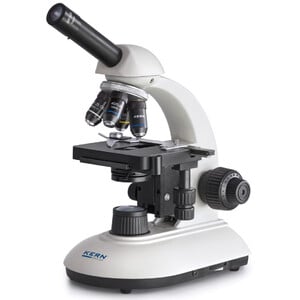 Kern Microscope Mono Achromat 4/10/40/100, WF10x18, 3W LED, OBE 111