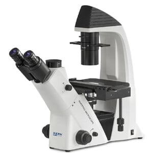 Kern Inverted microscope Trino, 100W HBO EPI-FL (B/G), Inf Plan 10/20/40/20PH, WF10x22, 30W Hal, OCM 165