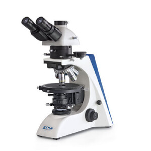 Kern Microscope OPM 181, POL, trino, Inf plan, 40x-400x, Duchlicht, HAL, 20W