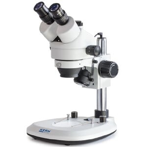 Kern Stereo zoom microscoop OZL 464, trino, Greenough, 0.7-4.5x, HWF10x20, 3W LED