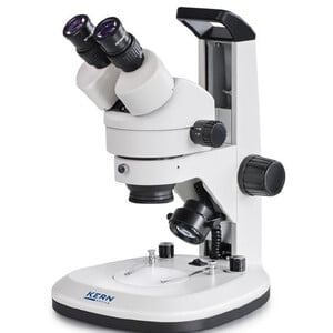 Kern Stereo zoom microscope OZL 467, bino, Greenough, 0,7-4,5x, HWF10x20, 3W LED
