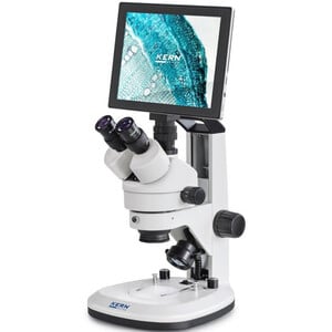 Kern Microscoop OZL 468T241 Greenough, rek, 7-45x, 10x/20, Doorgelaten licht, 3W LED, camera 5MP, USB 2.0, HDMI, WiFi, Tablet