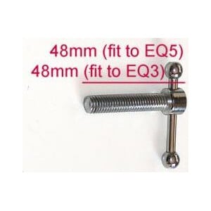 Lacerta Tornillo de ajuste de altura de polo M8 48 mm