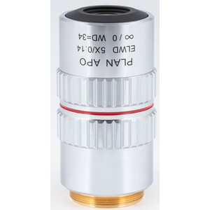 Motic Obiettivo Plan apochromat. objective ELWD 5X/0.140 (wd 34mm)