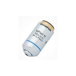 Evident Olympus Objective MPLN50X-1-7, M Plan, Achro, Incident/Transmitted light, 10x/0.75 wd 0.38mm