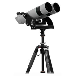 Omegon Binocolo Brightsky 30x100 45° inclusa montatura a forcella Neptune con colonna centrale e treppiede