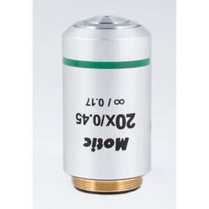 Motic Objective EC PL, CCIS, plan, achromatic, UC 20x/0.45 w.d. 0.8mm (Panthera)