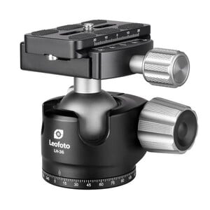 Leofoto Tripod ball-head LH-36 + QP-70N quick release plate