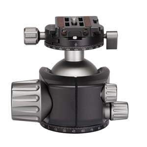 Leofoto Tripod ball-head LH-55R, dual panorama function + NP-60 quick release plate