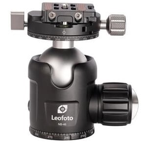 Leofoto Tripod ball-head NB-46, dual panorama function + NP-60 quick release plate