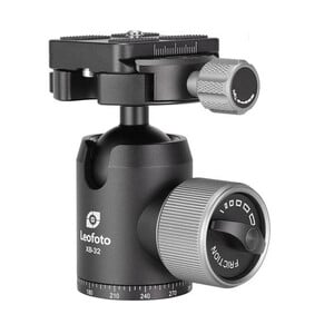 Leofoto Tripod ball-head XB-32 Panoramafunktion + Schnellwechselplatte BPL-50