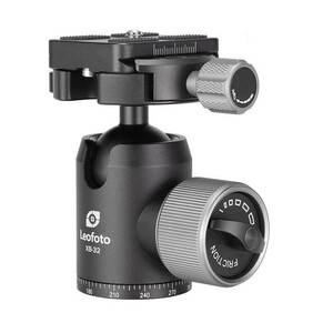 Leofoto Tripod ball-head XB-32 panorama function + quick release plate BPL-50
