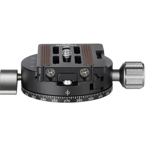 Leofoto Panoramic tripod head Panoramateller RH-0 + Schnellwechselplatte NP-50