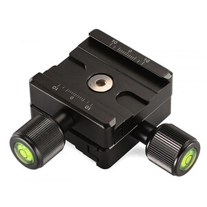 Leofoto Fast coupling Double clamp DDC-50 + quick release plate BPL-50