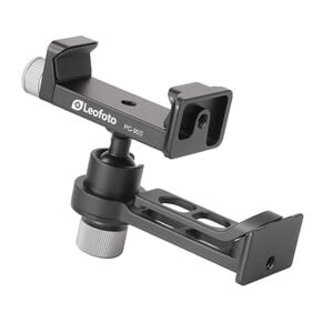 Leofoto Mounting PS-1 stand with ball joint + PC-90II Smartphone holder