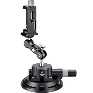 Leofoto Tripod SC-02 KIT Saugnapf groß + Gelenkarm + Smartphone-Halterung