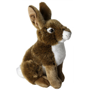 AKAH SEATED RABBIT PLUESCH 30CM