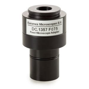 Euromex Camera adaptor DC.1357, 0.75x Objective, C-mount, f. Ø 23.2mm tube, short shaft