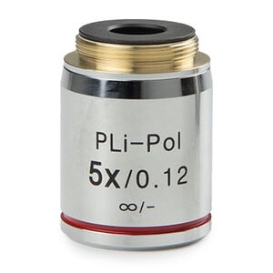 Euromex Objective IS.7905-T, 5x/0.12, PLPOLi, plan, infinity, strain-free (iScope)