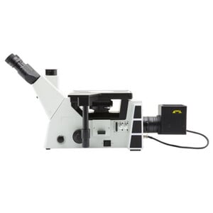 Optika Microscopio invertido IM-5MET, MET trino, inverso, 10x24mm,  AL, Halogen,  12V/100W w.o. objetivos