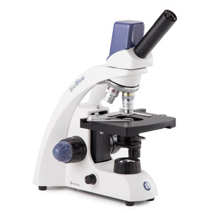 Euromex Microscoop BioBlue, BB.4225, Digitaal, mono, DIN, 40x - 400x, 10x/18, LED, 1W, met kruistafel