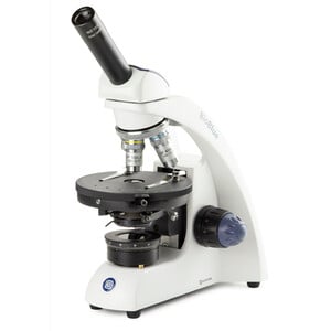 Euromex BioBlue Microscope, BB.4240-P-DLED, mono, pol, DIN, semi-plan, 40x–600x, 10x/18, LED, 1W, rechargeable battery