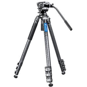 Leofoto Carbon tripod LVM-324C Manba with levelling device + BV-10 video tilt head