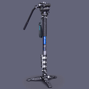 Leofoto Carbon monopod MV-324C+BV-10+VD-03