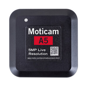 Motic Camera A5, kleur, sCMOS, 1/2.8", 2µm, 30fps, 5MP, USB 2.0