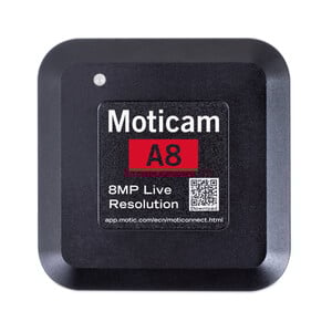 Motic Camera A8, kleur, sCMOS, 1/3", 1.34µm, 30fps, 8MP, USB 2.0