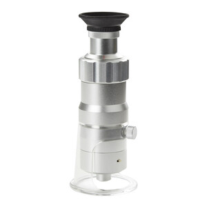 Euromex Magnifying glass measuring microscope, 60x, LED, 0.02mm