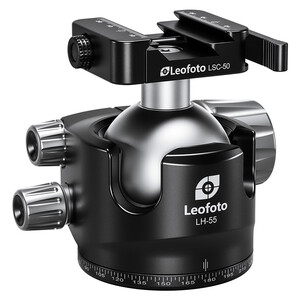 Leofoto Tripod ball-head LH-55 SC ballhead with Arca-Swiss & Picatinny mount