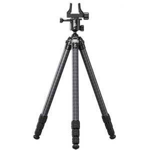 Leofoto SA-324CL Carbon tripod + MK-40 Ball head + GS-3 rifle clamp