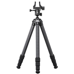 Leofoto SA-364C Carbon tripod + MK-40 Ball head + GS-3 rifle clamp
