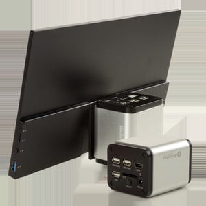 Euromex Camera VC.3039-HDS, color, 1/2.8", 1.45 µm, 60/30 fps, 8 MP, HDMI/USB, 13-Zoll-HD-Bildschirm