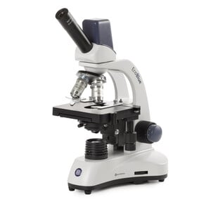 Euromex Microscoop EC.1155, mono, Digitaal, 40x-1000x, DL, LED, 10x/18 mm, Kruistafel, 5 MP