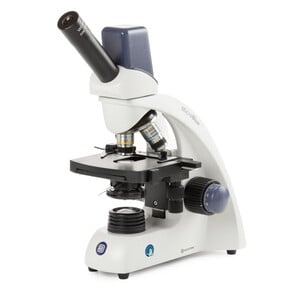 Euromex Microscope MB.1655-1, mono, DIN 160, achro, 40x-600x, 10x/18, Dl, digital, rechargeable battery, LED, 1W