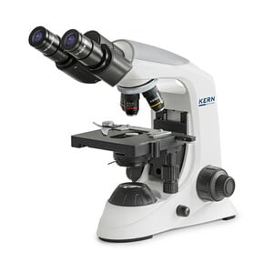 Kern Microscope Mikroskop Bino Achromat 4/10/40/100, HWF10x18, 3W LED, OBE 132