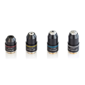 Kern Objective, OBB-A1562, e-plan, achromatic, 4x/0.1, w.d. 14.5mm, anti-fungus