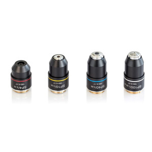 Kern Objetivo, OBB-A1563, e-plan, achro, 10x/0,25, w.d. 5,65mm, antifúngico