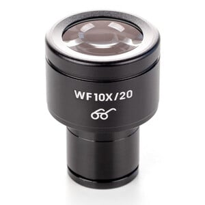 Kern Eyepiece Ø 23.2 mm, OBB-A1618, HWF 10x/Ø20mm, with scale 0.1mm, high-eye-point, anti-fungus