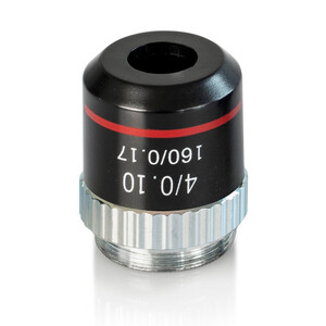 Kern Objetivos, OBB-A3203, achro, 4x/0,1 mm, w.d. 27 mm